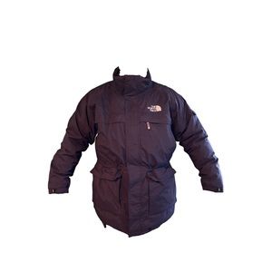 Mens black North Face puffer coat